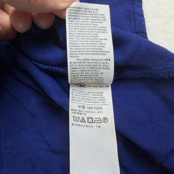 Old Navy Women's Size Large Navy Blue w/Orange Embroidered Neckline Shift Dress - Picture 6 of 8